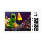 Grasshopper and Ants Halloween Stamp