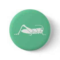 Grasshopper Pinback Button