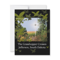 Grasshopper Crosses cards/invitations