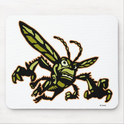 Grasshopper Hopper Flying Disney mousepads