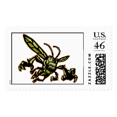 Grasshopper Hopper Flying Disney stamps