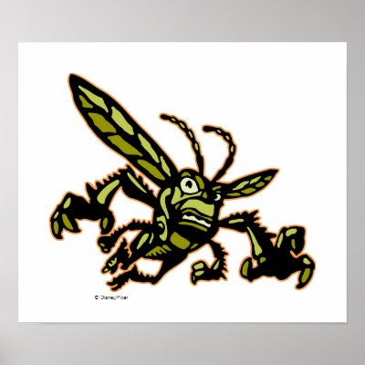 Grasshopper Hopper Flying Disney posters