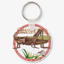 Grasshopper Keychain by calzonsin Grasshopper Keychain