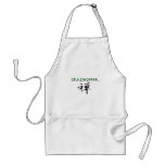 Grasshopper with "Zen" symbol Apron