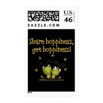 Grasshoppers Share Hoppiness postage