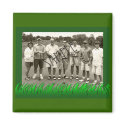 Grassy Golf Frame magnets by partypassion Grassy Golf Frame magnets