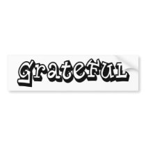 Grateful Bumper Sticker