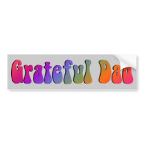 Grateful Dad bumper stickers by ScottInk Grateful Dad bumper stickers