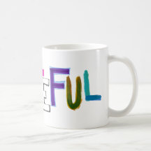 Grateful thank you appreciation fun gratitiude art mugs