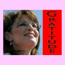 Gratitude: 9 Values and Sarah Palin Posters