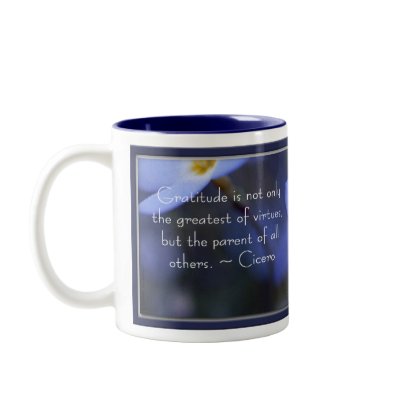 Gratitude - Bluettes Mug by michelleharbour