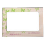Gratitude Butterflies Magnetic Photo Frame