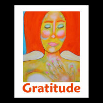 "Gratitude" Earth Angel Poster posters