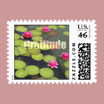 Gratitude Lilypads and Lotus stamps