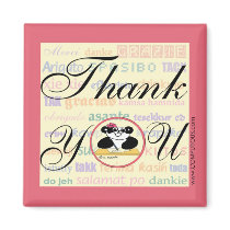 Gratitude means the same in any language magnets