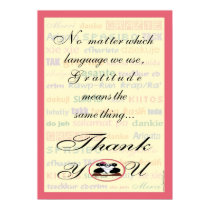 Gratitude means the same in any language posters by Computious Gratitude means the same in any language posters
