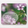 Gratitude - Pink Wood Sorrel Mousepad