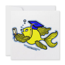 Gratuate fish FABSPARK Custom Invites
