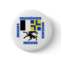 Graubunden Switzerland Canton Flag buttons by Vexillophile Graubunden Switzerland Canton Flag buttons