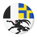 Graubunden, Switzerland flag Fridge Magnet