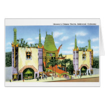 Graumans Chinese Theater Card