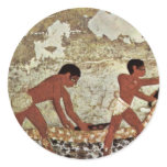 Grave Chamber Of Ptahiruka Overseer Of The Slaught Round Stickers