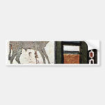Grave Chamber, The Sculptor And Nebamun Ipuki Scen Bumper Sticker