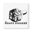 grave diggers logo magnets by theholidayian grave diggers logo magnets
