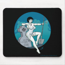 Grave Girl Mouse Pad mousepads by JayJayJackson Grave Girl Mouse Pad mousepads