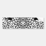 Grave Star Bumper Sticker