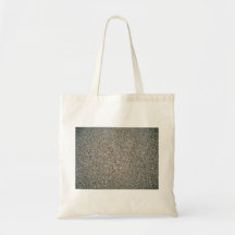 Gravel and sand road after rain tote bag