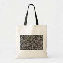 Gravel background canvas bag