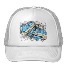 Graves Disease Hope Faith Dual Hearts Trucker Hat