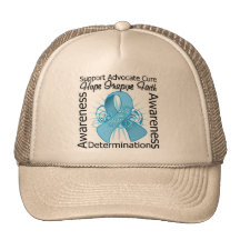Graves Disease Inspirations Spiral Ribbon Trucker Hat