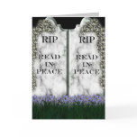 Gravestone Bookmark Card cards