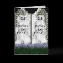 Gravestone Bookmark Card by TDSwhite Gravestone Bookmark Card
