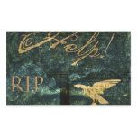 Gravestone Hell Rectangle Stickers