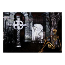 graveyard Halloween Poster posters