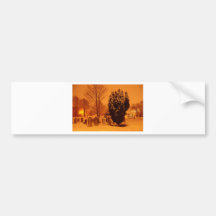Graveyard in the snow bumper stickers