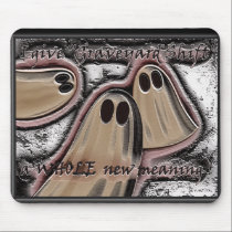 Graveyard Mouse mousepads