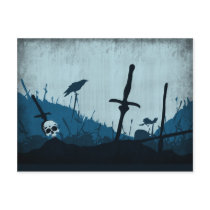 Graveyard Postcard