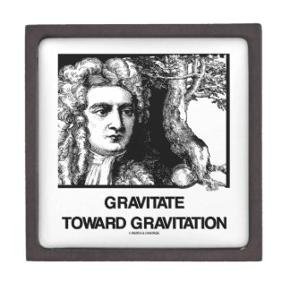 Gravitate Toward Gravitation (Issac Newton) Premium Trinket Box