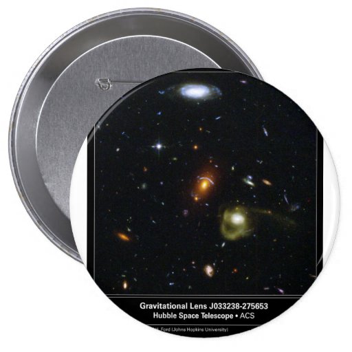 Gravitational Lens Bending Light Buttons
