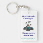 Gravitationally Challenged Key Chain Acrylic Keychains