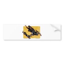 GRAVITY-SLED-in-Yellow bumper stickers by snomotease GRAVITY-SLED-in-Yellow bumper stickers