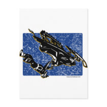 GRAVITY-SLED POSTCARD