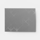 Gray Abstract. Misty Grid Design Background. Envelope