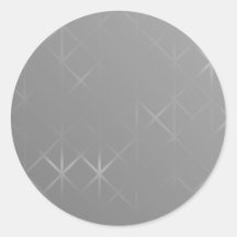 Gray Abstract. Misty Grid Design Background. Round Sticker