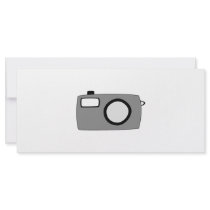 Gray and Black Camera. On White. Full Color Rack Card