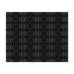 Gray and Black Stylish Flower Pattern. Full Color Flyer